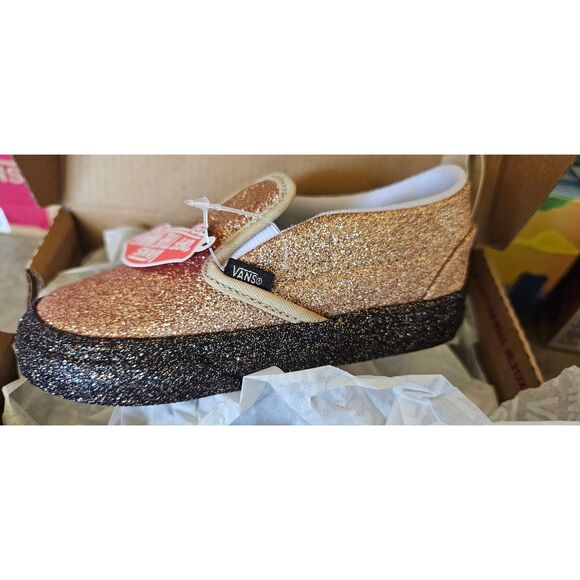 VANS PARTY GLITTER SLIP ON - TODDLER'S New Size 6 - Picture 3 of 3